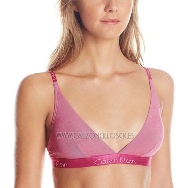 Conjunto Sujetador y Slip Calvin Klein Mujer Rosa 